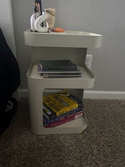 Beige bedside table