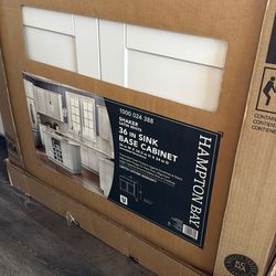 Hampton Bay Shaker 36” Sink Base Cabinet