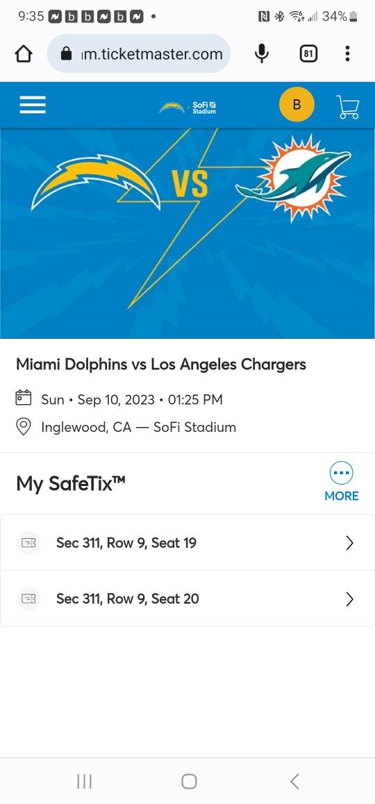 Chargers Tickets And Tailgate Parking