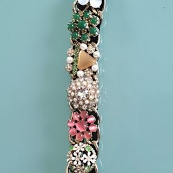 Banana Republic Jewelry Bracelet - Black Velvet & Gold