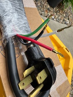 Electric dryer power supply cable