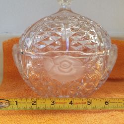 Beautiful Heavy Crystal Candy Dish(PRICE REDUCED)