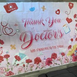 Thank you Doctors Backdrop 