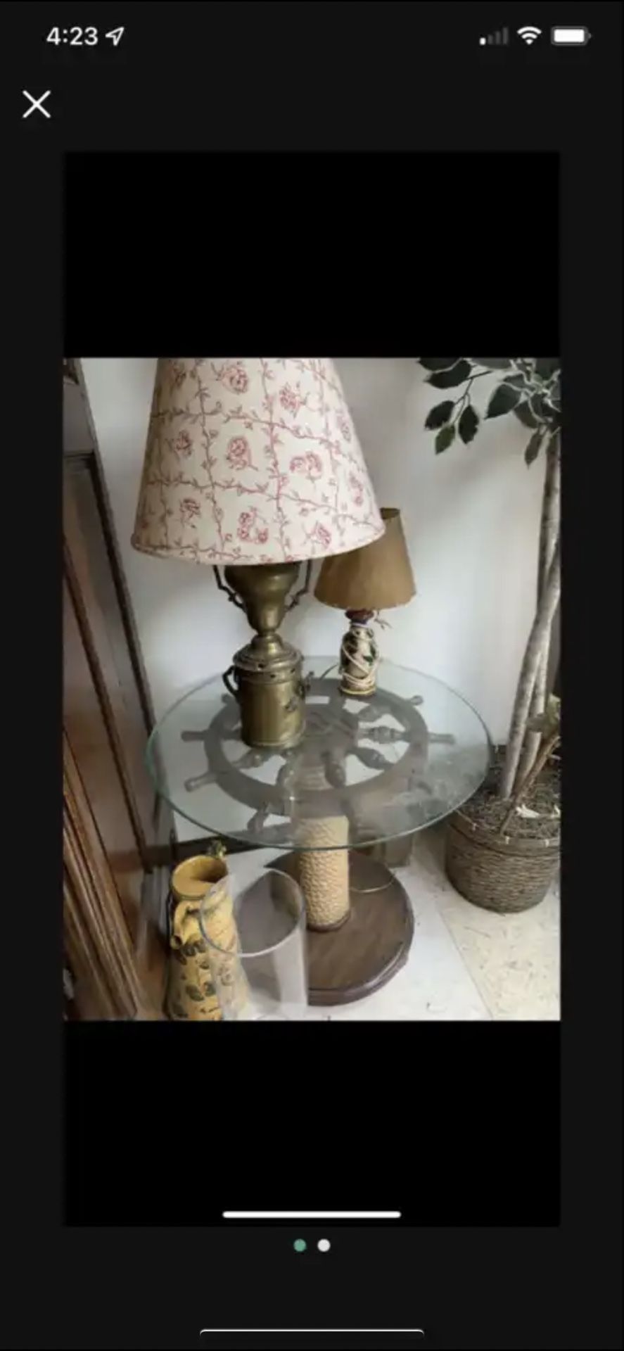 Nautical Captain Side Table