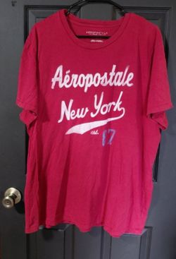 Aeropostale Red / White Men T Shirt size XXL