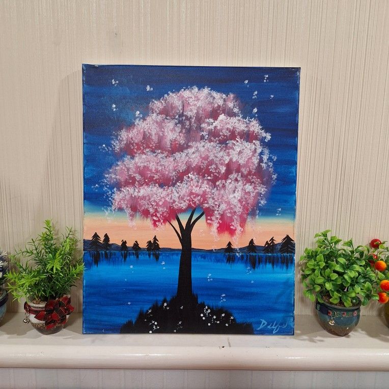 Painting "Magical Cherry Blossoms"