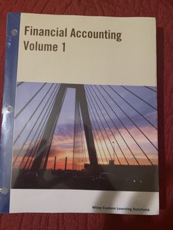 Financial Accounting 1. Book Only!!! No online code