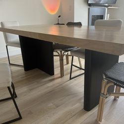 Stunning and Unique — Crate & Barrel Dining Table 