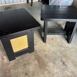 Real Wood Side Tables 