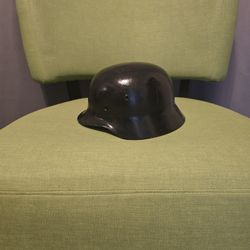 Vintage World War 2 Helmet With Bullet Hole