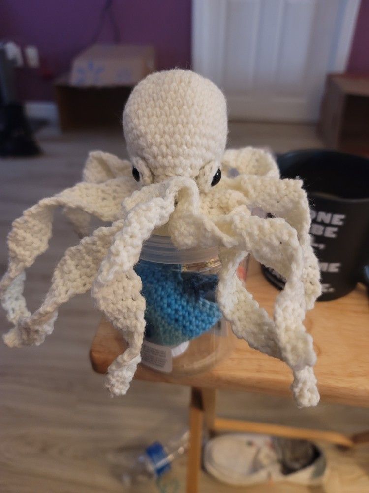 Crocheted Creatures For Aquarium 