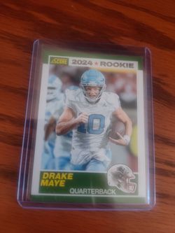 2024 Drake Maye RC Rookie Panini Score Retro New England Patriots