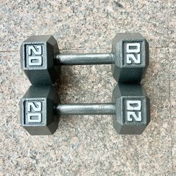 Hex Metal Dumbbells Weights…Total 50 lbs…I’m Located In Bayside Queens 