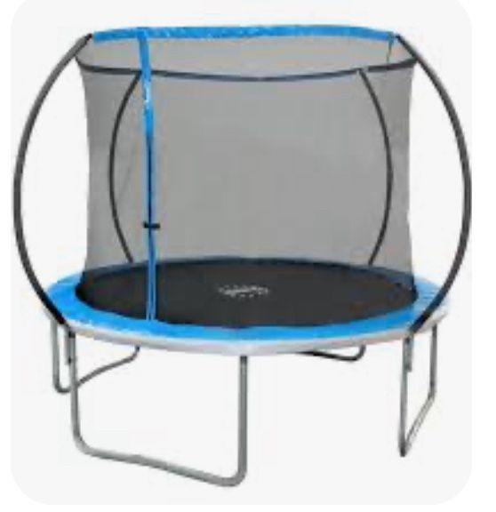 Brand New Sportspower Bounce Pro 10’ Round Trampoline with Safety Enclosure