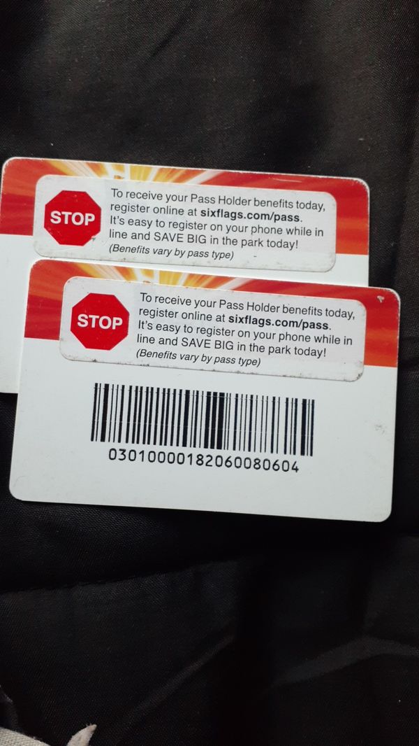 Six flags season passes for Sale in St. Louis, MO OfferUp