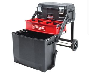 Craftsman rolling caddy-work station used once