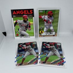 Jo Adell 4 Rookie Cards 