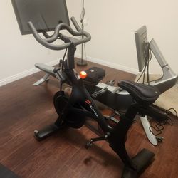 Peloton With Weights And Mat