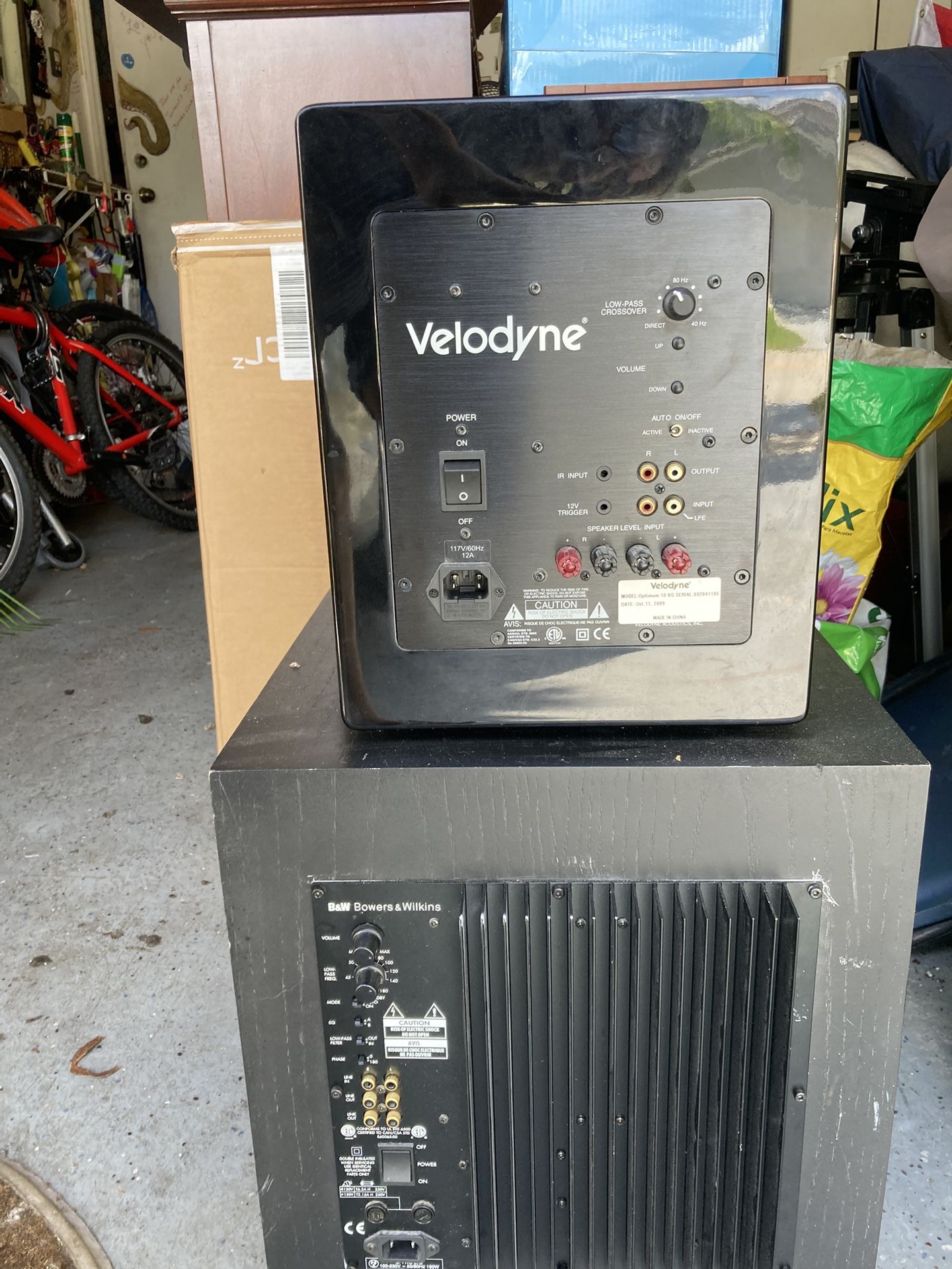 2 Subwoofers For Parts