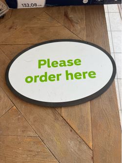 Order sign