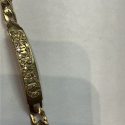 14k Gold Bracelet #109850-1 MJ