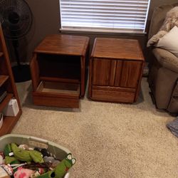 Oak End Tables 