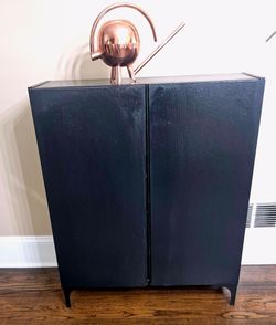 Modern Black Storage Cabinet