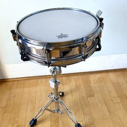 Remo Master Touch 13” Piccolo Snare Drum 2.5” Tall Great Heads & Condition  PDP Stand $125 Cash In Ontario 91762