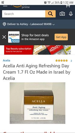 Acella anti aging refreshing day cream woman's lotion