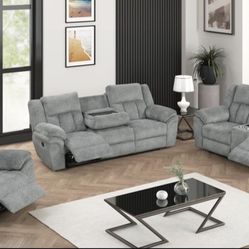 3 Pc Reclining Set