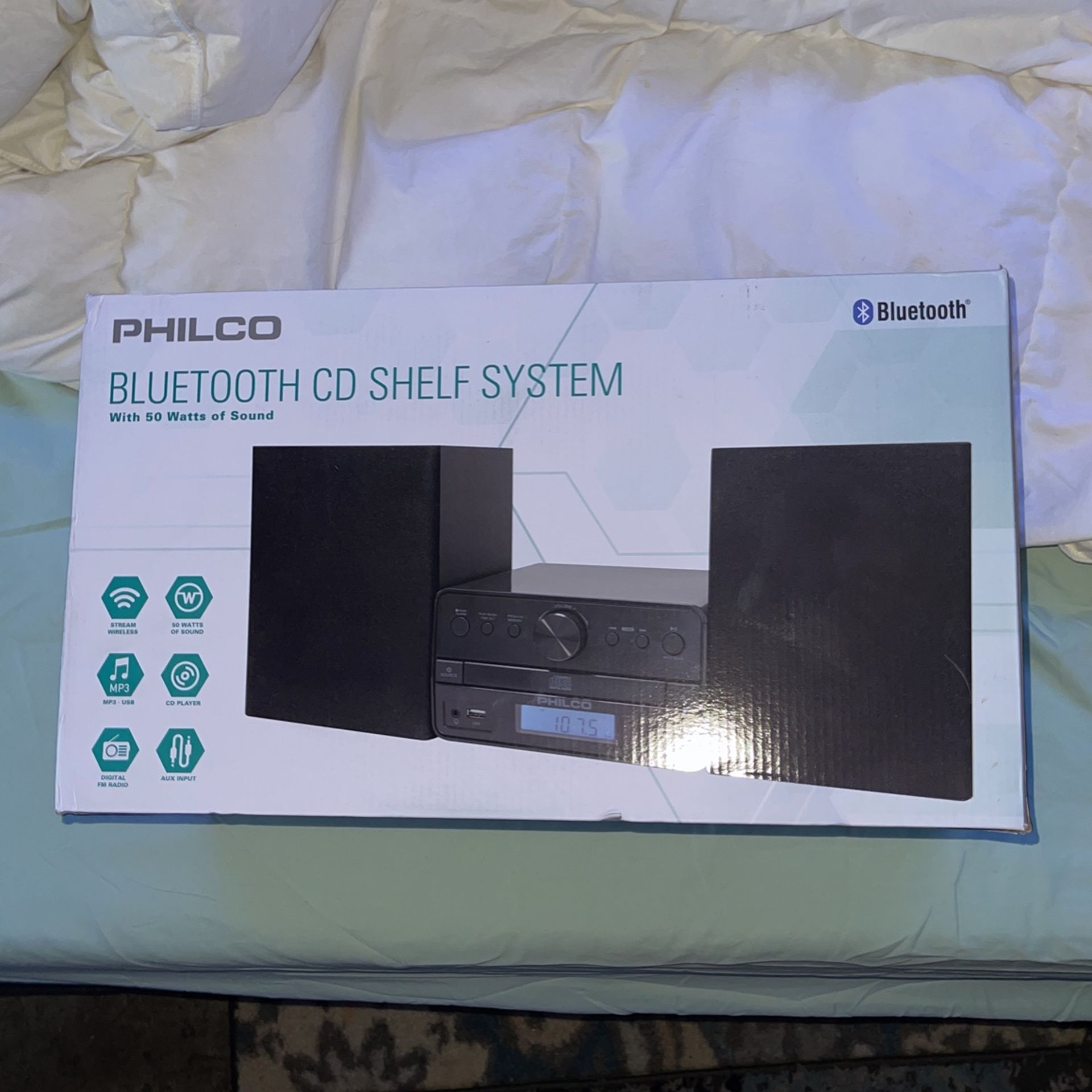 Philco Bluetooth Cd Shelf System