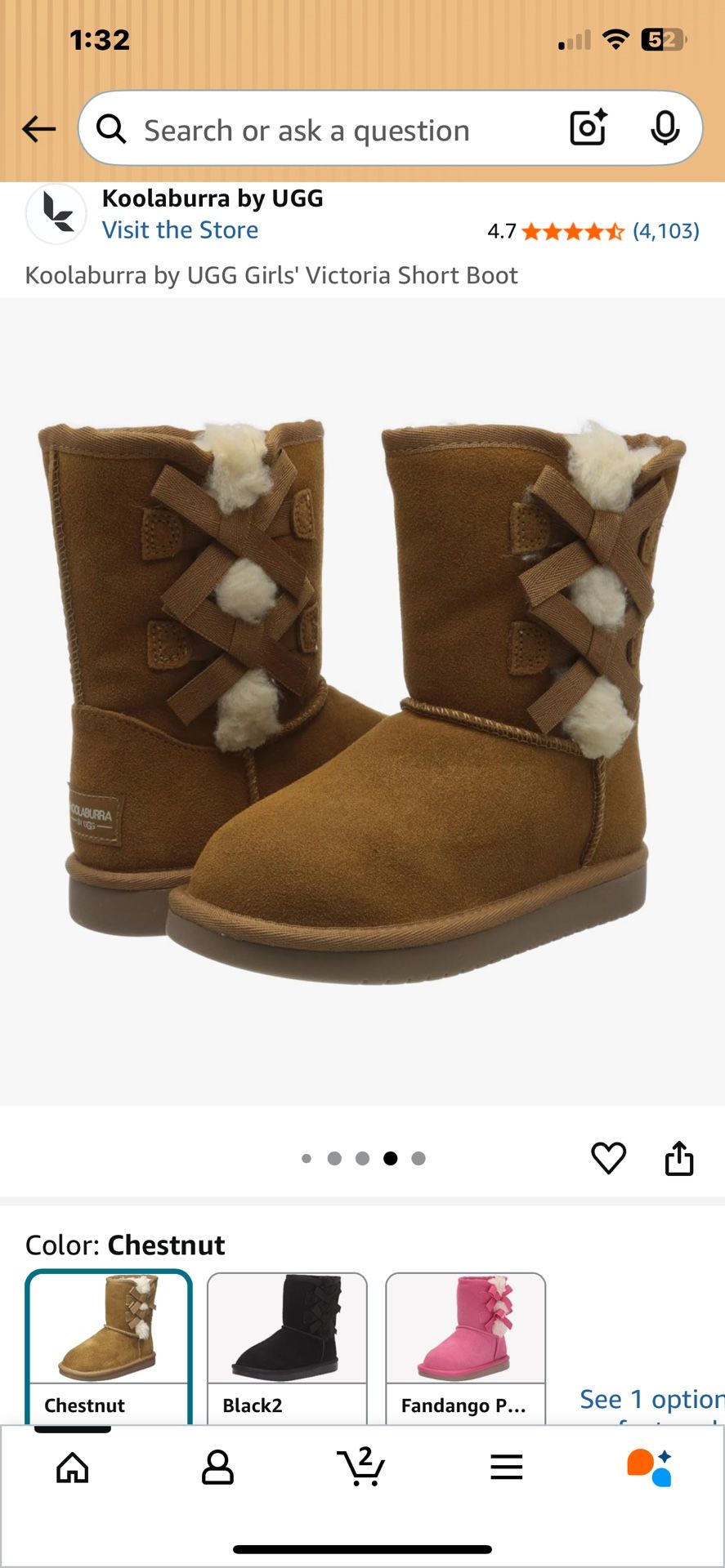 Koolaburra by UGG Girls' Victoria Short Boot