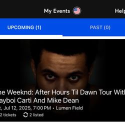 The Weeknd- Lumen Field 