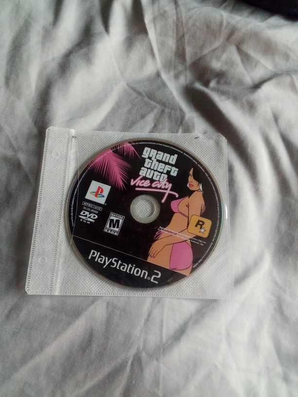 GTA Vice City Ps2 Game DISC ONLY