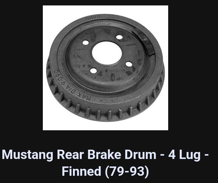 79-93 Mustang Drum Brake Rebuild