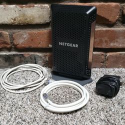 Netgear Gigabit Cable Modem (32x8) DOCSIS 3.1 | for XFINITY by Comcast, Cox. Compatible with Gig-Speed from Xfinity - CM1000-1AZNAS (Renewed)