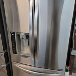 Lg Refrigerator 3 Doors Stainless Steel 
