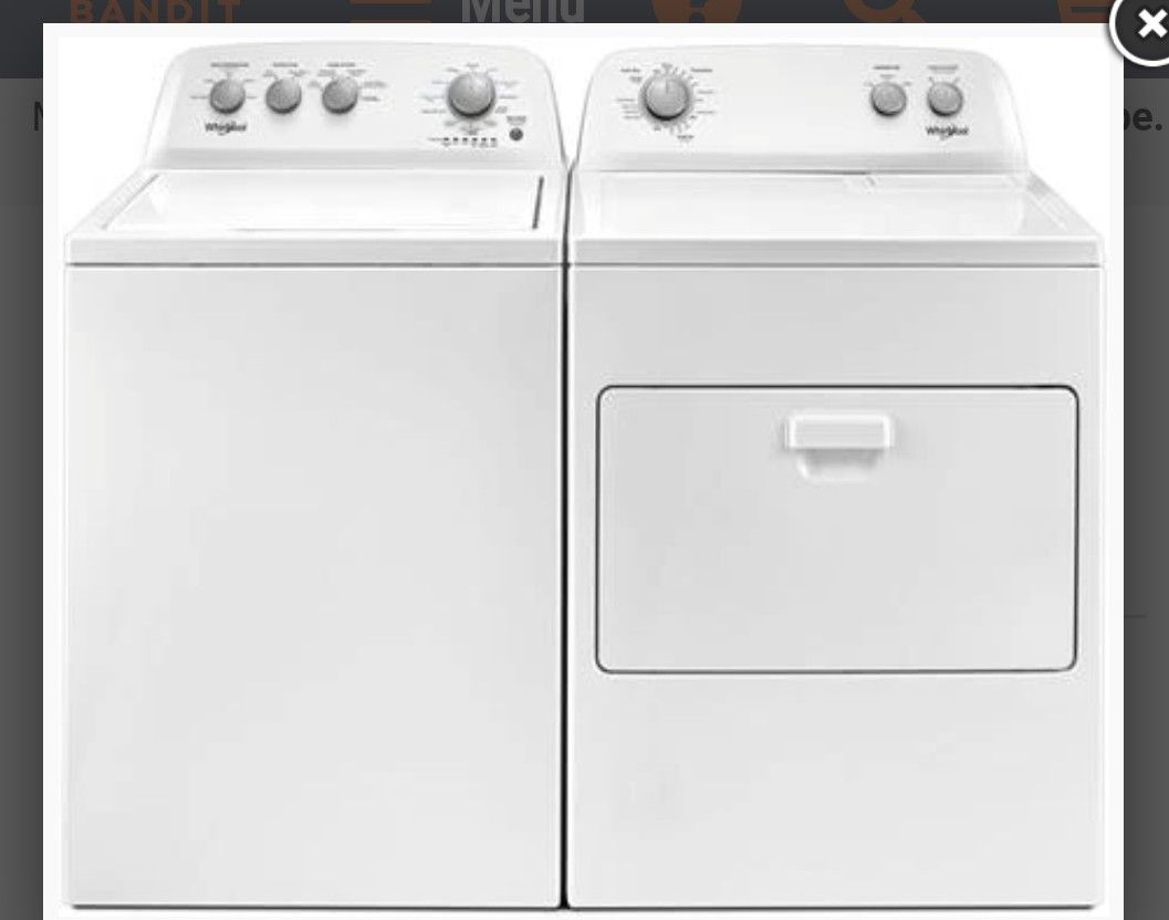 Whirlpool washer and dryer . verry nice used 2 times