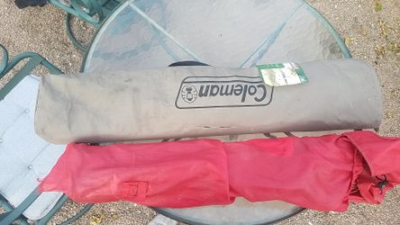 Coleman Bed Cot and camping chair