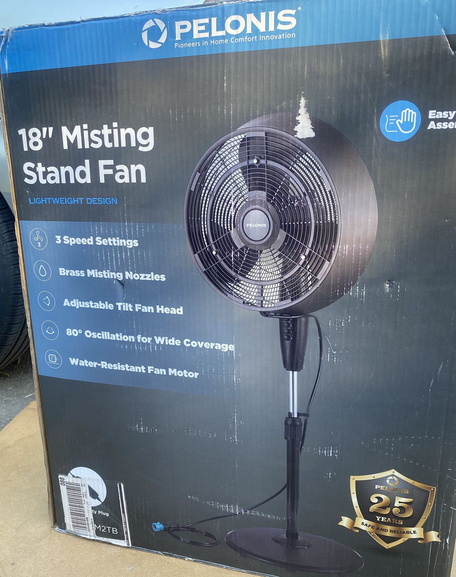 18" Misting Stand Fan