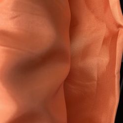 Fabric Satin Orange wedding decor