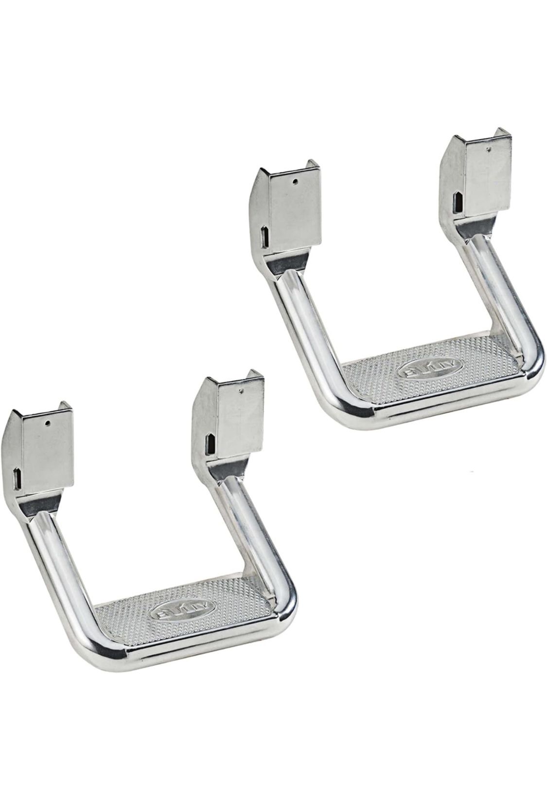 AS-600, 2 Polished Aluminum Universal Fit Truck Side Step Chevy Chevrolet Ford, Toyota, GMC, Dodge RAM, Jeep