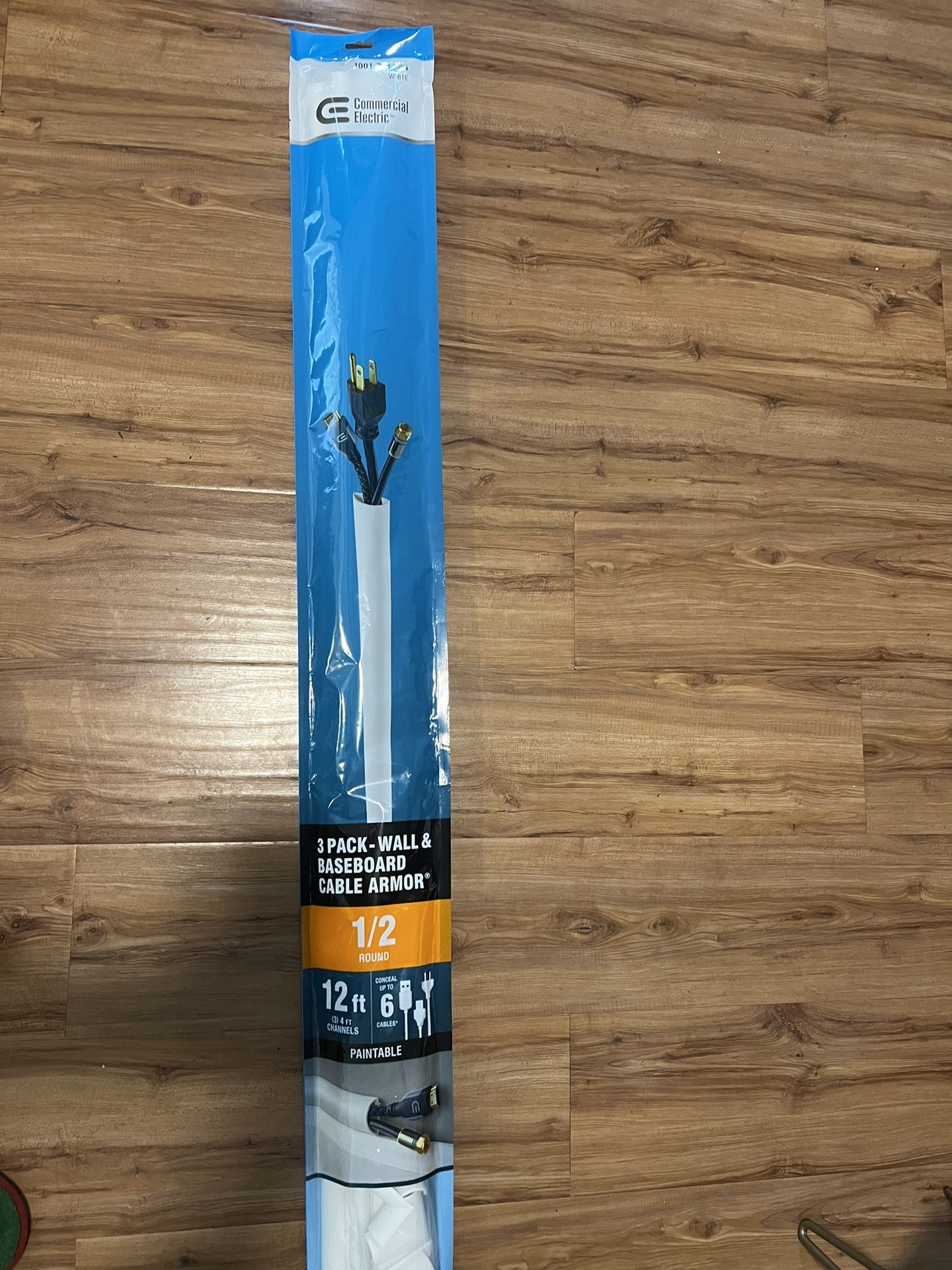 Commercial Electric 1/2 Round Cord Channel Kit