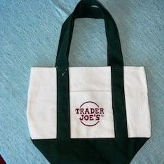 **Brand New Trader Joe's Mini Canvas Tote Bags - 3 Available**