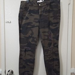 Camouflage Jeans Size 14 
