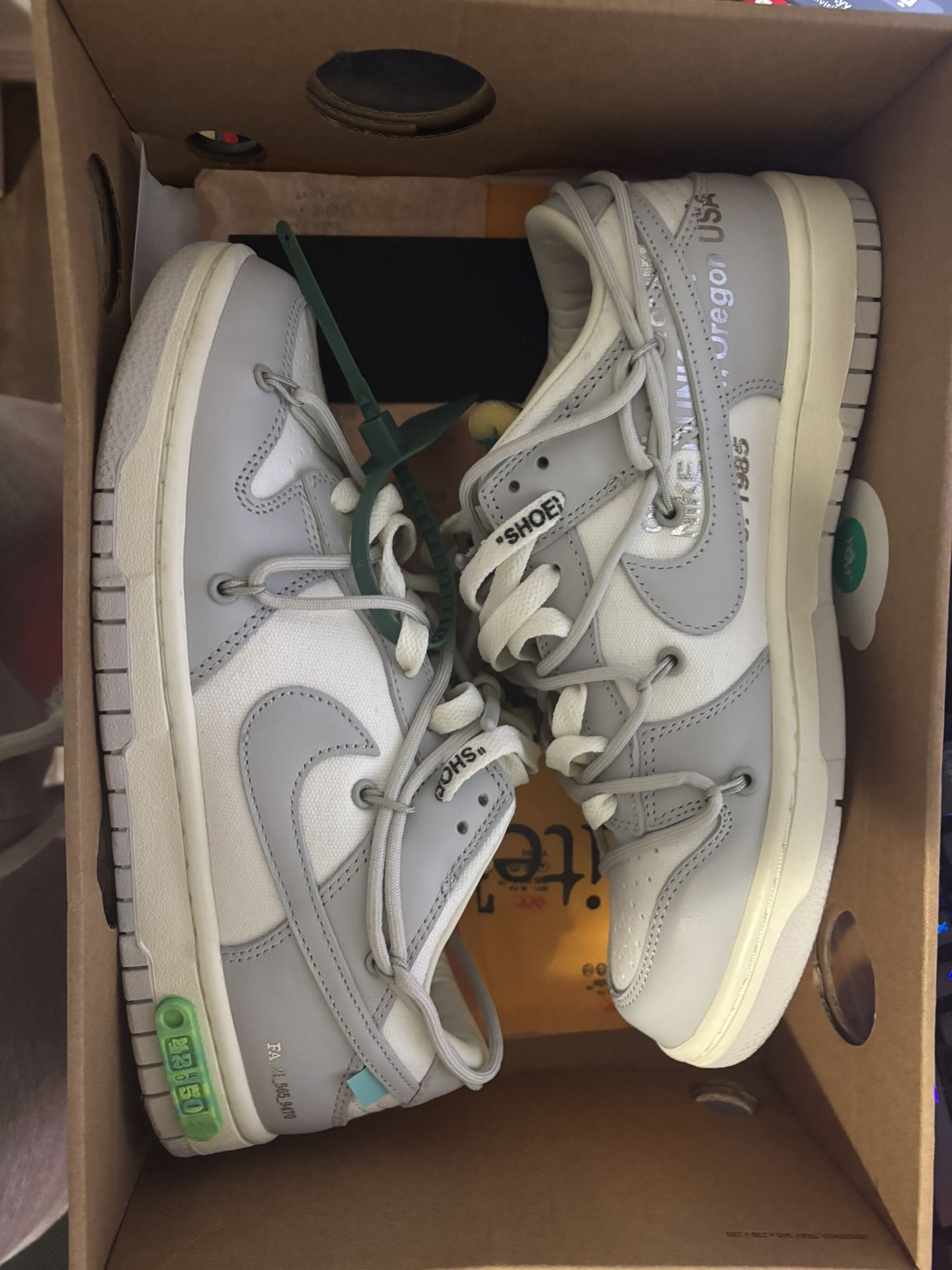 Nike Dunks Off White Lot 42