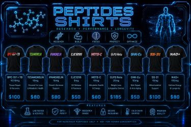 P e p t i d e Shirts for sale
