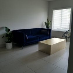 Gold coffee TABLE.  $95 OBO. Sold AS-iS