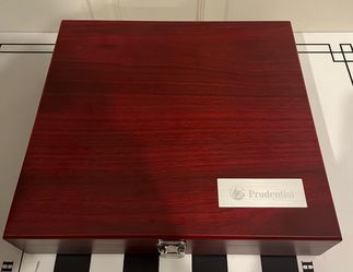Leeds 1400-86WD Executive Wine Collectors Set Wood 9 Pieces