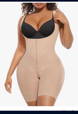 FeelinGirl Fajas Colombianas Moldeadoras Butt Lifting Shapewear Tummy Control Postpartum Faja Body Shaper with Zipper Crotch